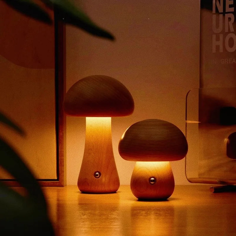 Houten Lamp Massief Hout Gezellige Sfeer - Velinix