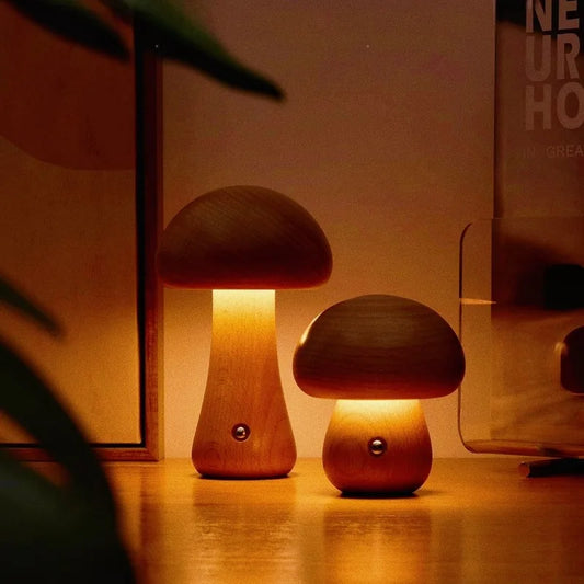 Houten Lamp Massief Hout Gezellige Sfeer - Velinix