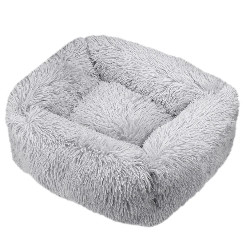 Pluche Hondenbed Luxe Wasbaar voor Honden en Katten