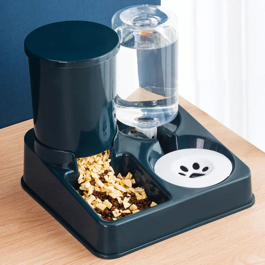 Automatische Kattenvoer- en Waterdispenser voor 2 Katten - Velinix