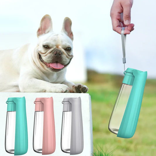 Opvouwbare Honden Waterfles 550ml voor Onderweg - Velinix
