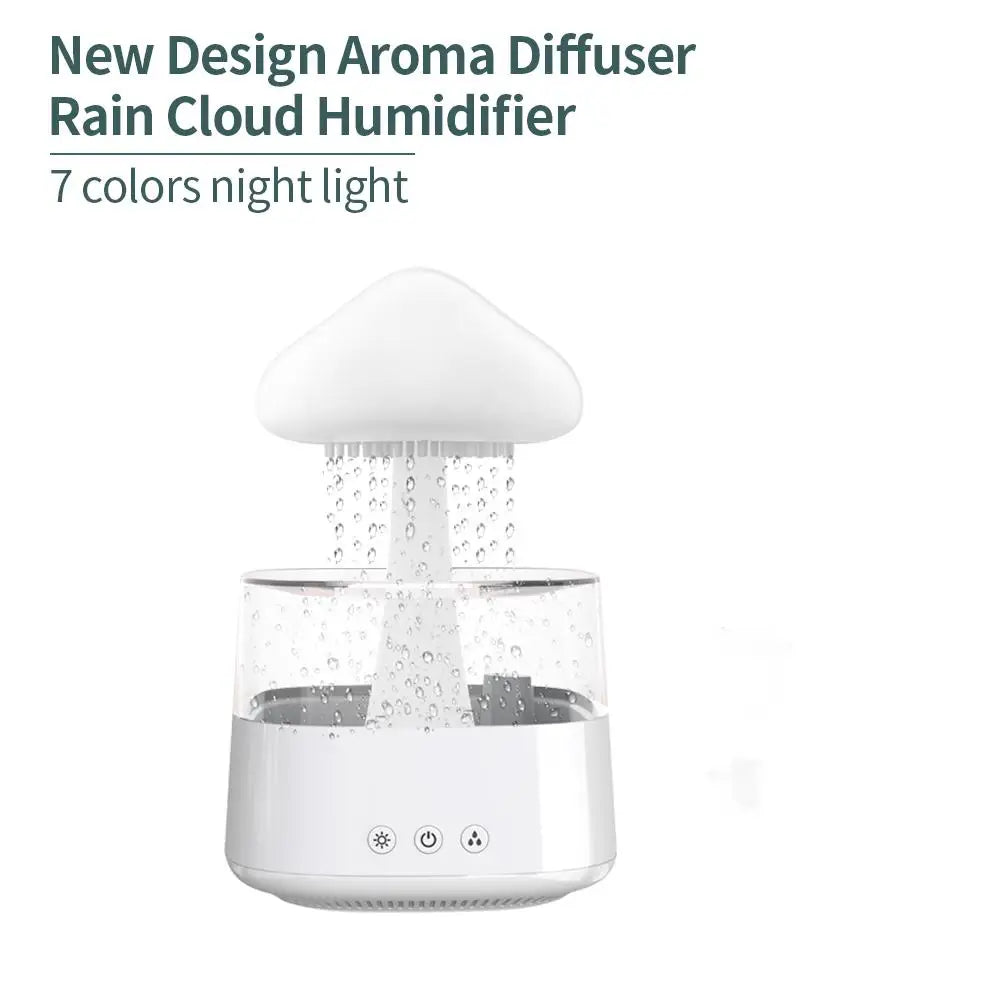 Aromadiffuser met Kleurrijk Licht en Regen Effect