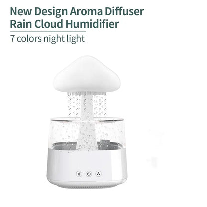 Aromadiffuser met Kleurrijk Licht en Regen Effect
