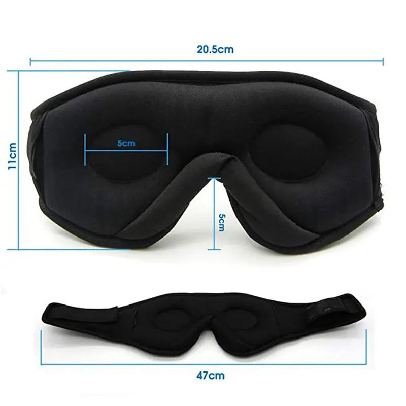 Slaapmasker 3D Oogmasker met Hoofdband Zacht en Comfortabel