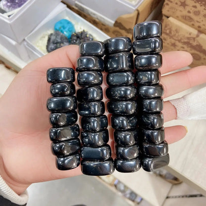 Magnetische Stenen Zwarte Lodesteen voor Reiki en Aardingsenergie