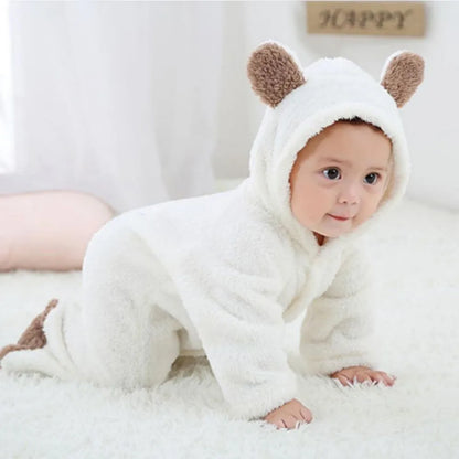 Baby Rompertjes Fleece Warm voor Pasgeborenen