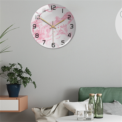 Marmeren Wandklok Stil Modern Design
