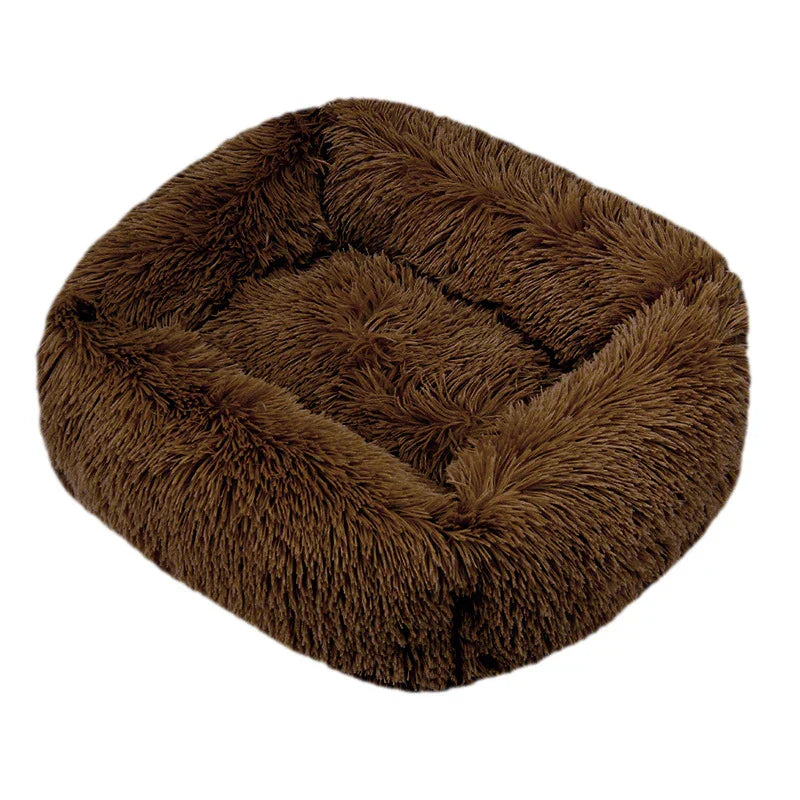 Pluche Hondenbed Luxe Wasbaar voor Honden en Katten