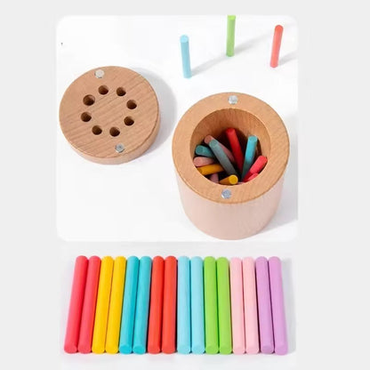 Houten Stokkentoren Montessori Speelgoed Leerrecht voor Kinderen