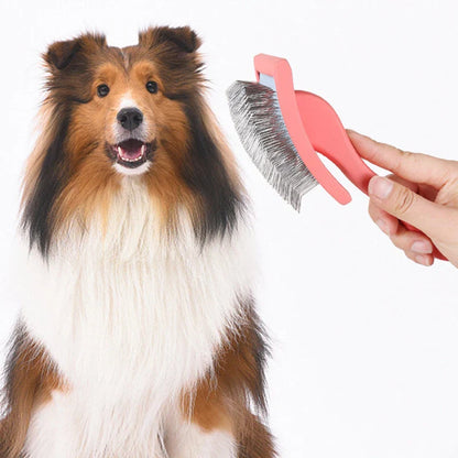 Houten Haarverwijderingsborstel voor Dieren Vachtverzorging