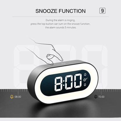 Digitale Wekker met Nachtlicht en Snoozefunctie