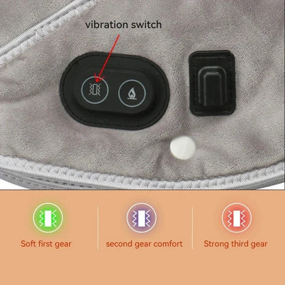 Elektrische Nekmassager Verwarmd Kussen met Vibratie