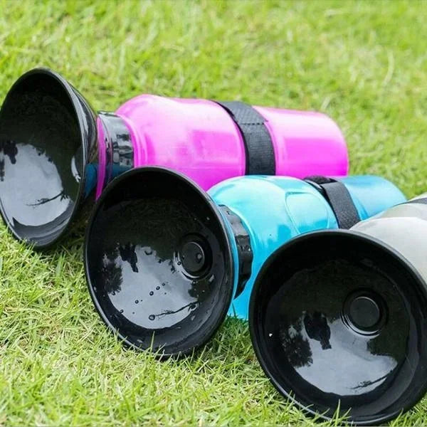 Honden Drinkfles 2-in-1 met Kom, Lekvrij en Draagbaar