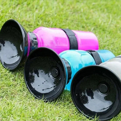 Honden Drinkfles 2-in-1 met Kom, Lekvrij en Draagbaar