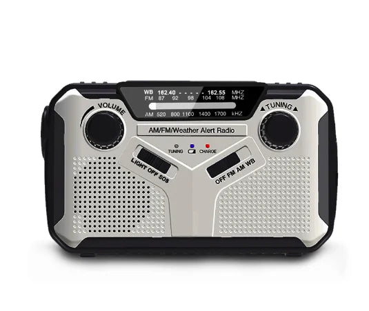 Noodradio met Oplaadfunctie en Zonnepaneel