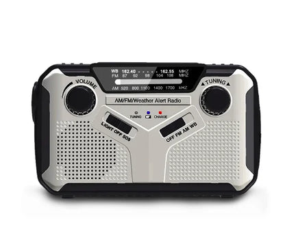 Noodradio met Oplaadfunctie en Zonnepaneel