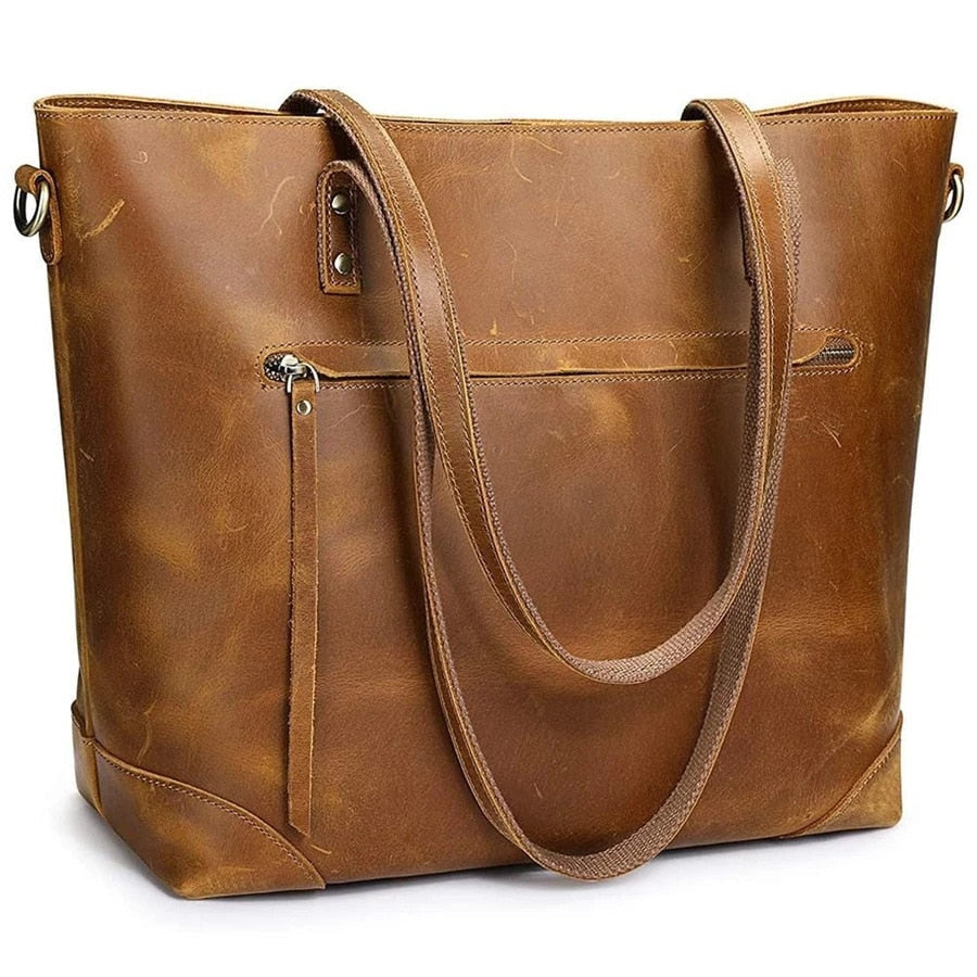 Kunstlederen Schoudertas Vintage Stijl