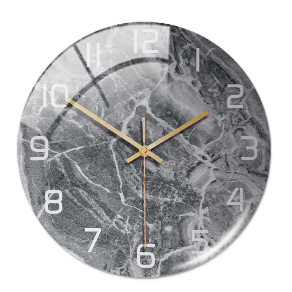 Marmeren Wandklok Stil Modern Design