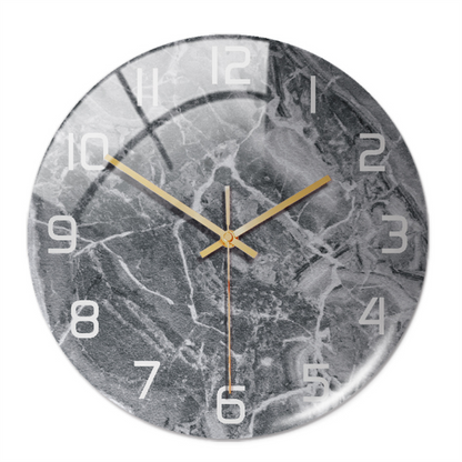 Marmeren Wandklok Stil Modern Design