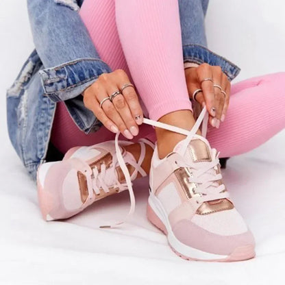 Dames Sneakers Comfortabel met Hak voor Buiten