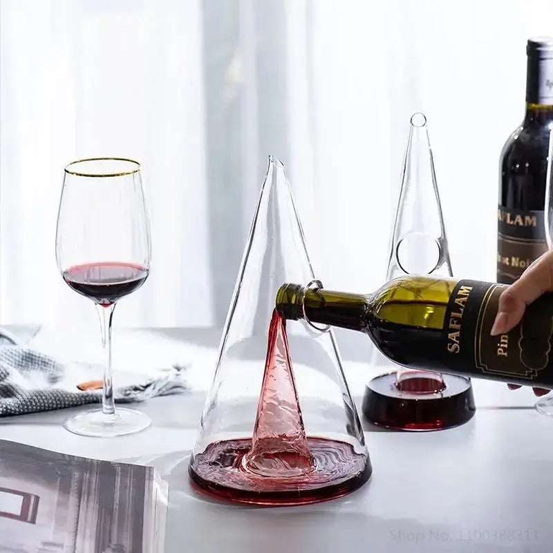 Wijngieter met Karaf Glas en Separator Snel en Efficiënt