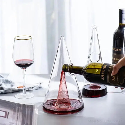 Wijngieter met Karaf Glas en Separator Snel en Efficiënt