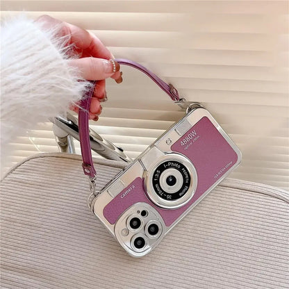 Retro Telefoonhoesje voor iPhone Vintage Camera Design
