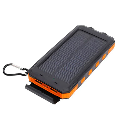 Zonne Powerbank met Zaklamp Waterdicht en Draagbaar
