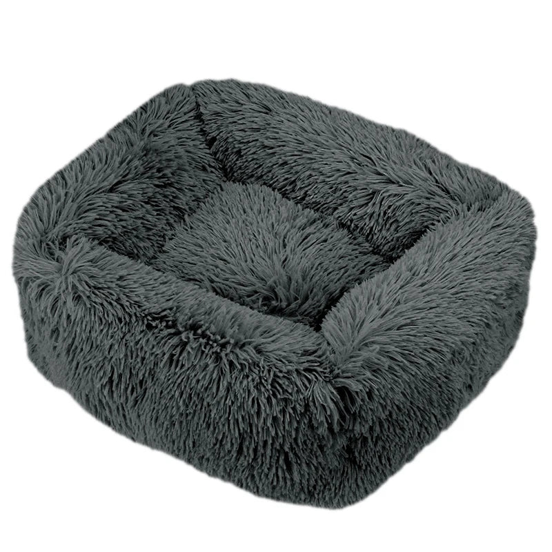 Pluche Hondenbed Luxe Wasbaar voor Honden en Katten