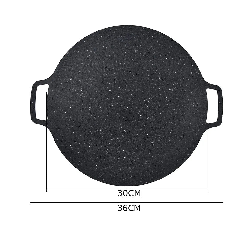 Koreaanse BBQ Grillpan met Antiaanbaklaag en Handvat