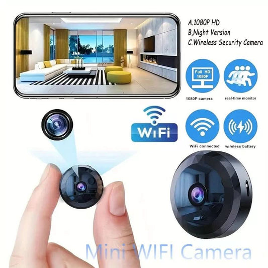 Mini WiFi Camera 1080P HD Magnetisch voor Discreet Beveiliging - Velinix