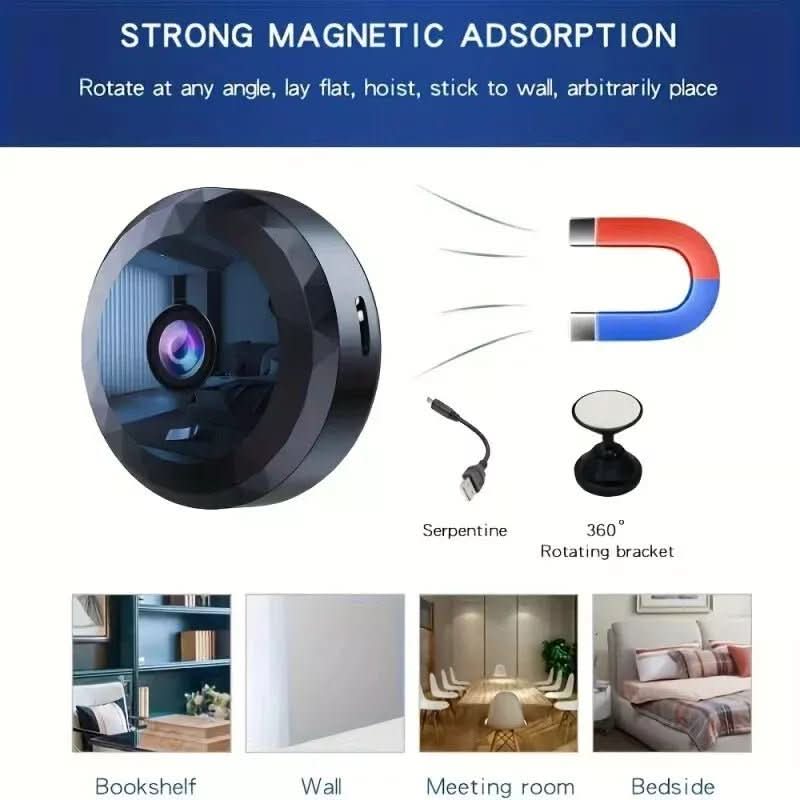 Mini WiFi Camera 1080P HD Magnetisch voor Discreet Beveiliging