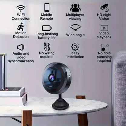 Mini WiFi Camera 1080P HD Magnetisch voor Discreet Beveiliging