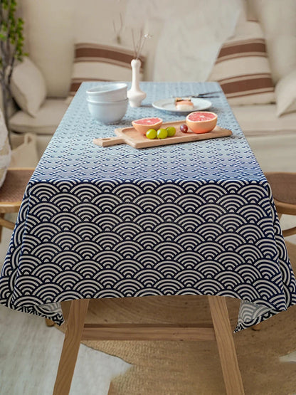 Duurzaam Linnen Tafelkleed 100% Japanse Stijl Natuurlijk