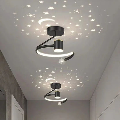 LED Plafondlamp Sterrenhemel Met Kroonluchter Effect