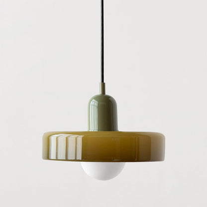 Kleurrijke Hanglamp Modern Glazen Design voor Woonkamer