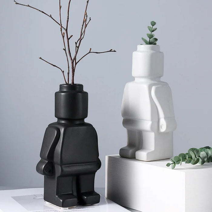 Robot Vaas Unieke Design Decoratie voor Thuis