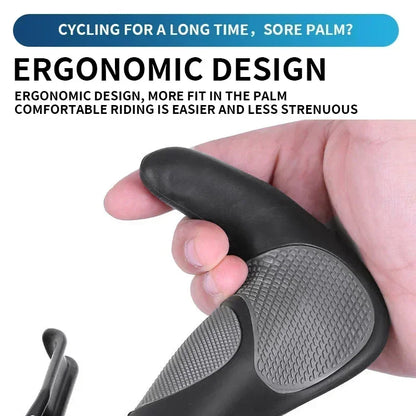 Mountainbike Handvatten Ergonomisch met Schokabsorptie en Antislip Rubber
