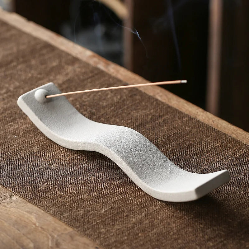 Keramische Wierookhouder Zen Design voor Wierookstokjes