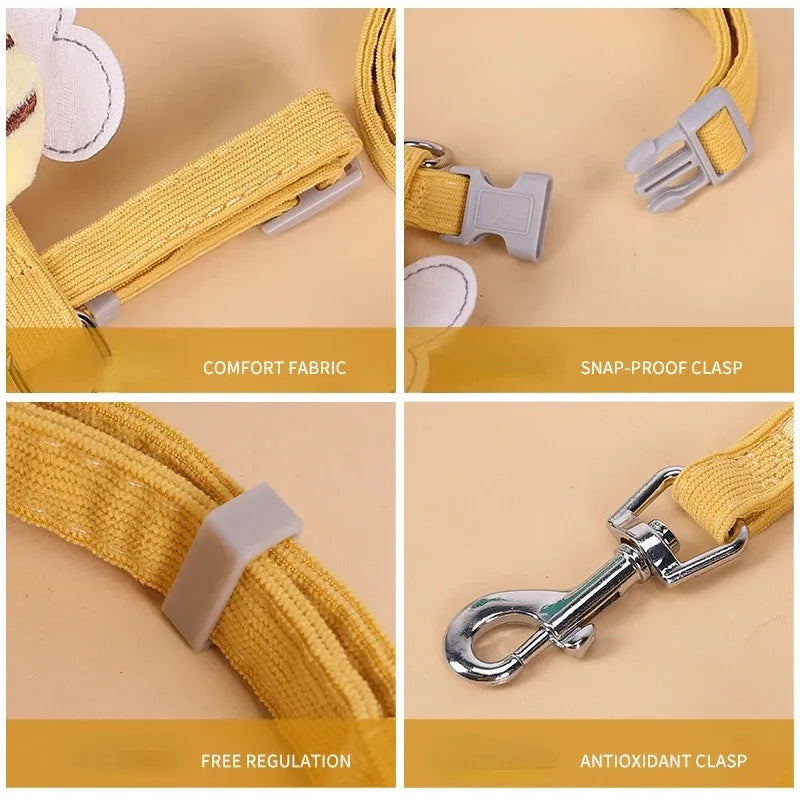 Kattentuigje met Leash en Halsband Bee Ontwerp