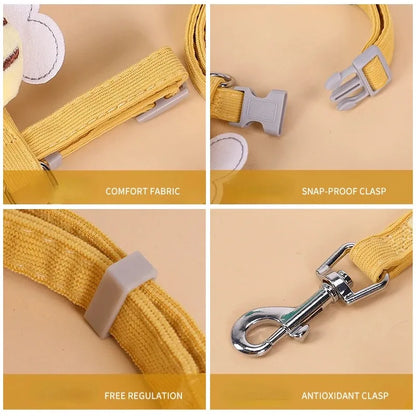 Kattentuigje met Leash en Halsband Bee Ontwerp