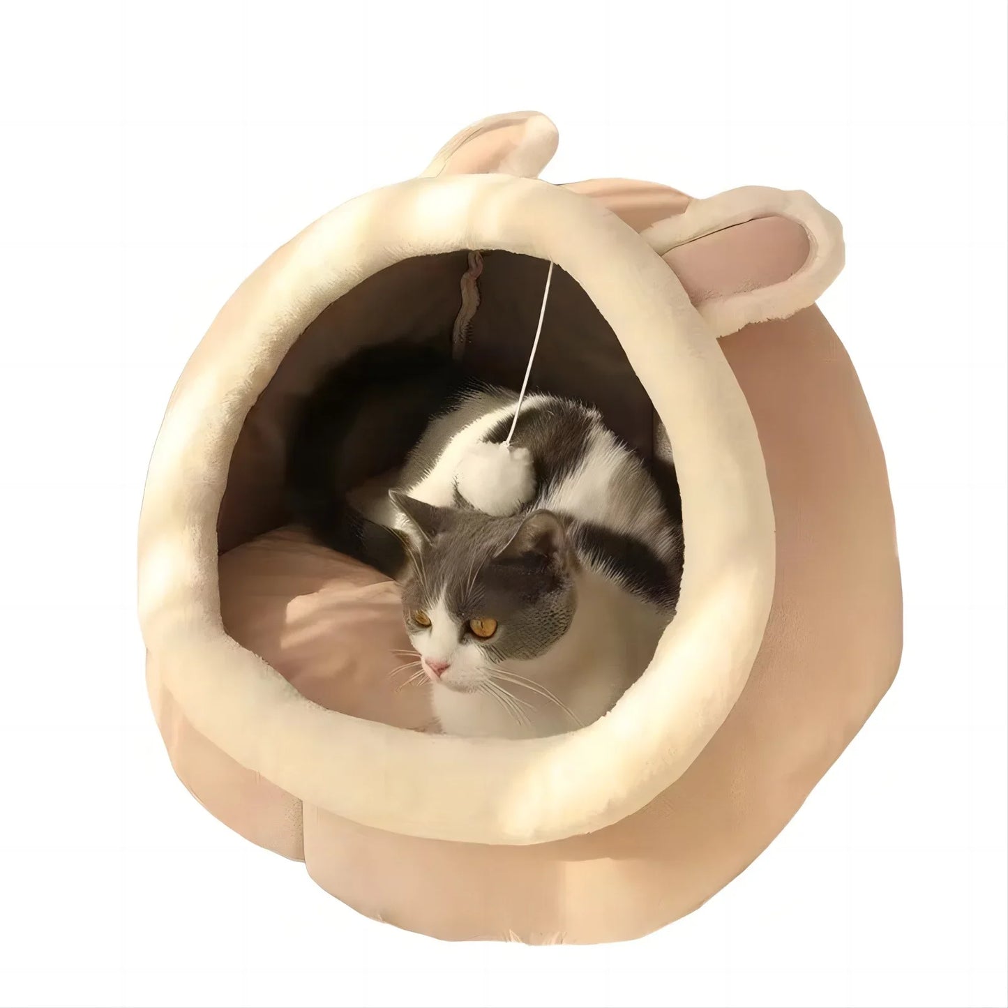 Opvouwbare Kattehut Zacht en Warm voor Katten en Kleine Honden - Velinix