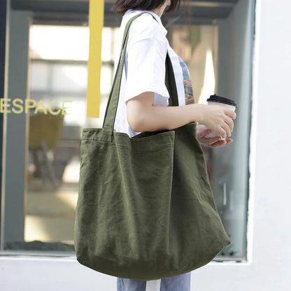 Elegante Canvas Tas Minimalistisch Design voor Dagelijks Gebruik