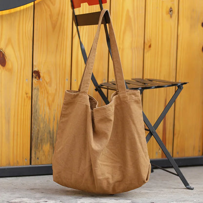 Elegante Canvas Tas Minimalistisch Design voor Dagelijks Gebruik