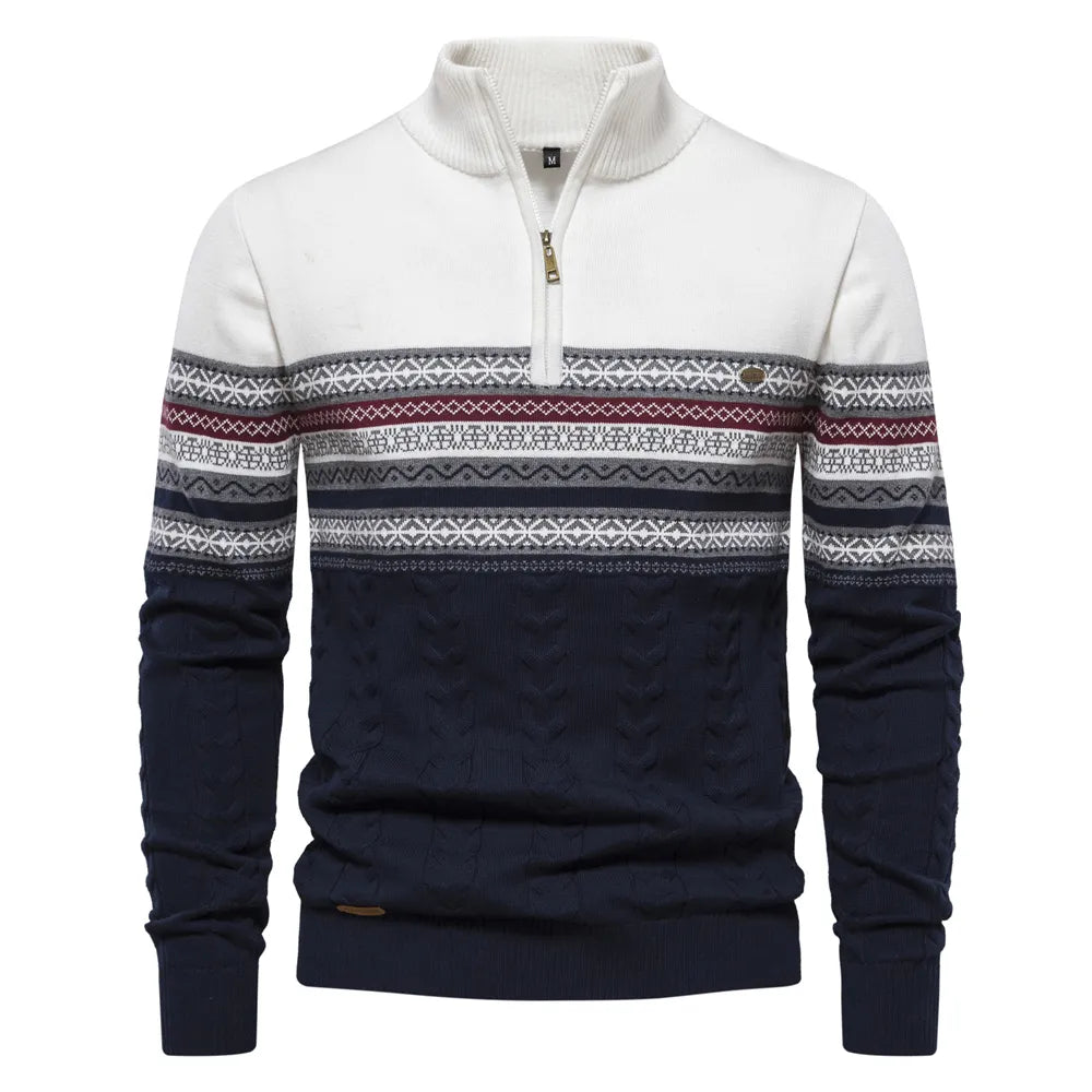 Retro Trui Heren Uniek Patroon Comfortabel Design
