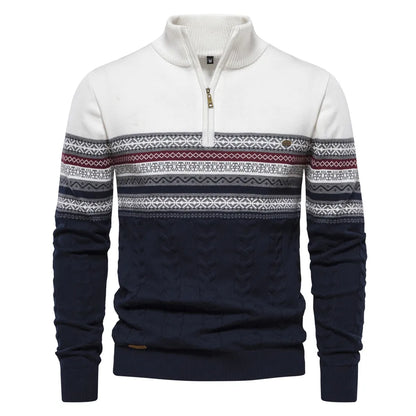 Retro Trui Heren Uniek Patroon Comfortabel Design