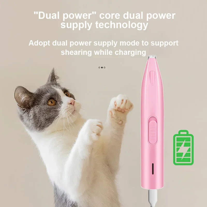 Dierenscheerapparaat met LED-lamp voor Gezicht en Oren