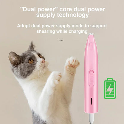 Dierenscheerapparaat met LED-lamp voor Gezicht en Oren