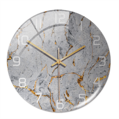 Marmeren Wandklok Stil Modern Design