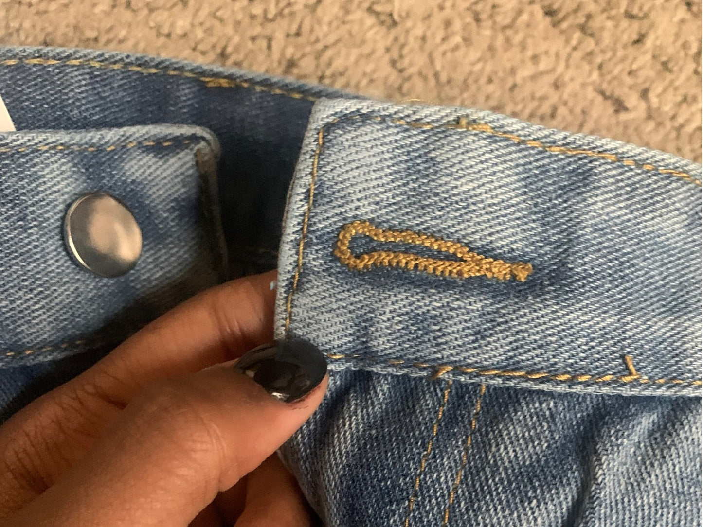 Hoge Taille Baggy Jeans Y2K Stijl Vintage Look